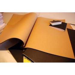 Carnet Kraft brun clair 220 gr - 65x50 40 pages