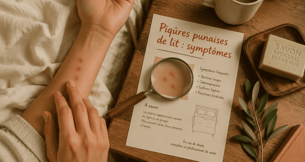 piqures punaises de lit symptomes bras boutons