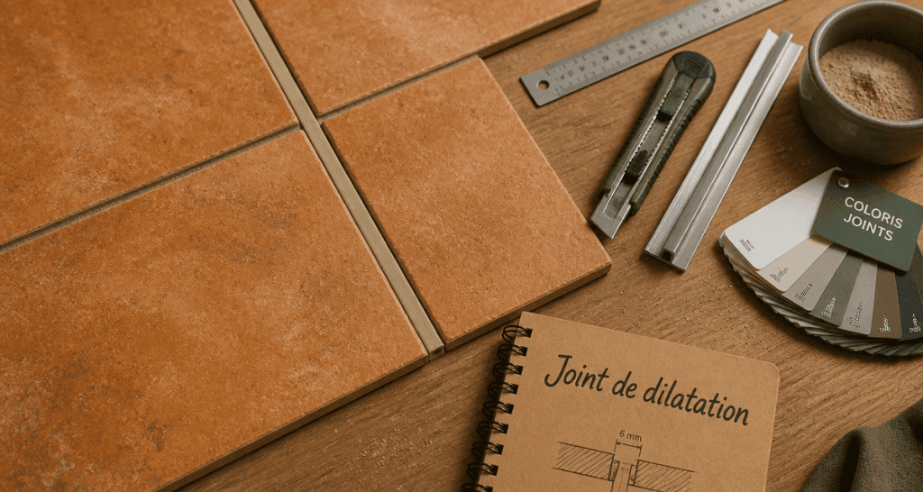 carrelage joint de dilatation 6 mm sur plan de travail