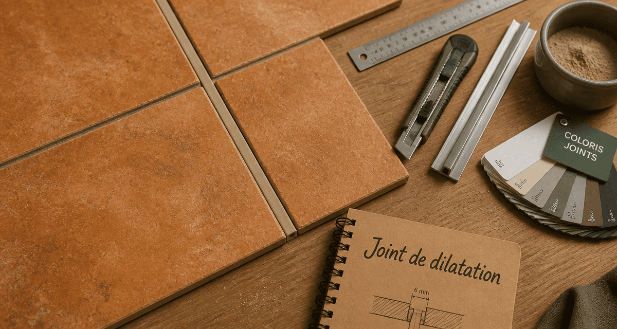 carrelage joint de dilatation 6 mm sur plan de travail