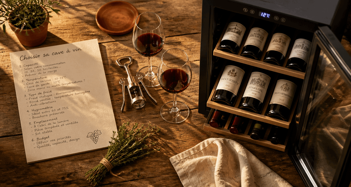 Cave a vin comment choisir bouteilles et verres sur table