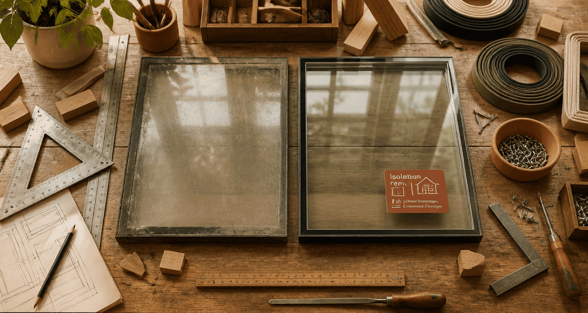 changer un double vitrage outils atelier