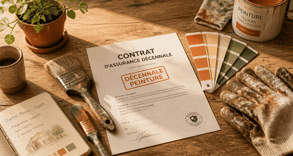 décennale peinture contrat bureau
