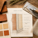 enduit sur brique outils nuancier échantillons