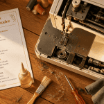 entretien machine à coudre plan de travail