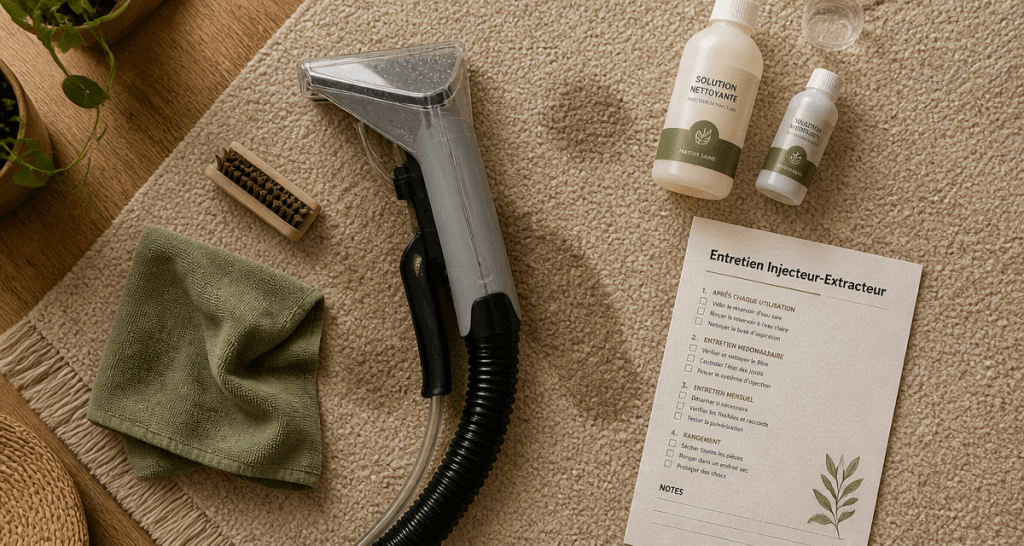 injecteur extracteur nettoyage tapis laine