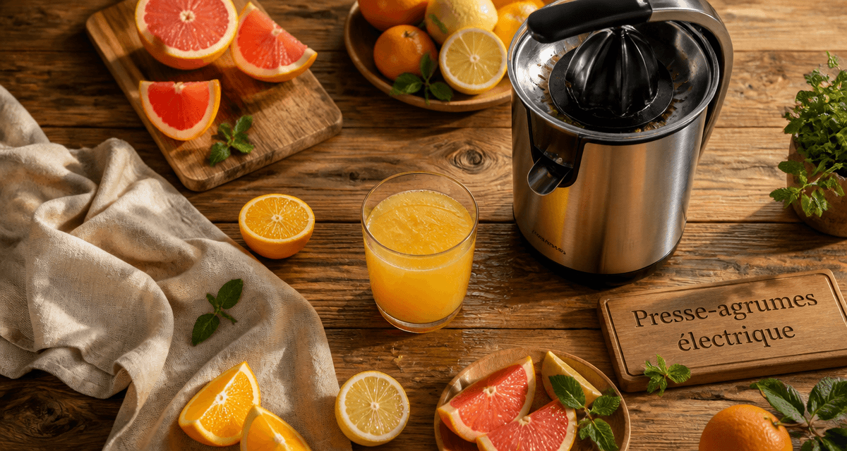 meilleur presse agrumes electrique inox avec jus d'orange