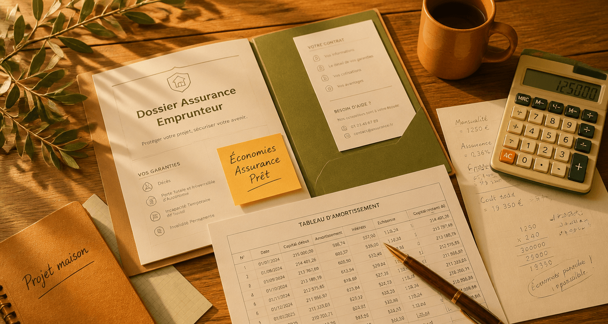 negocier assurance pret dossier et calculatrice
