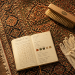 ou faire nettoyer un tapis avec outils professionnels sur parquet
