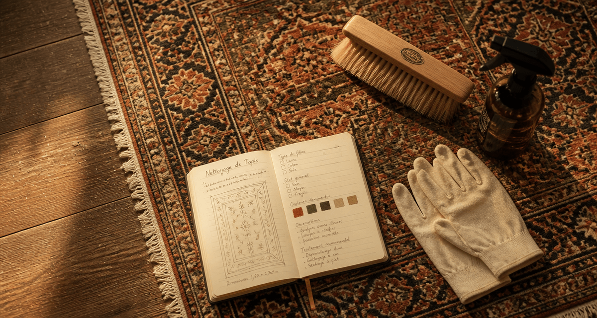 ou faire nettoyer un tapis avec outils professionnels sur parquet
