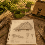 prix d un toit en chaume échantillons et outils artisan