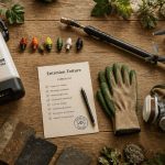 pulverisation toiture materiel sur table bois