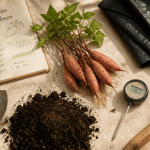 Quand planter les patates douces, boutures et sol à 15°C