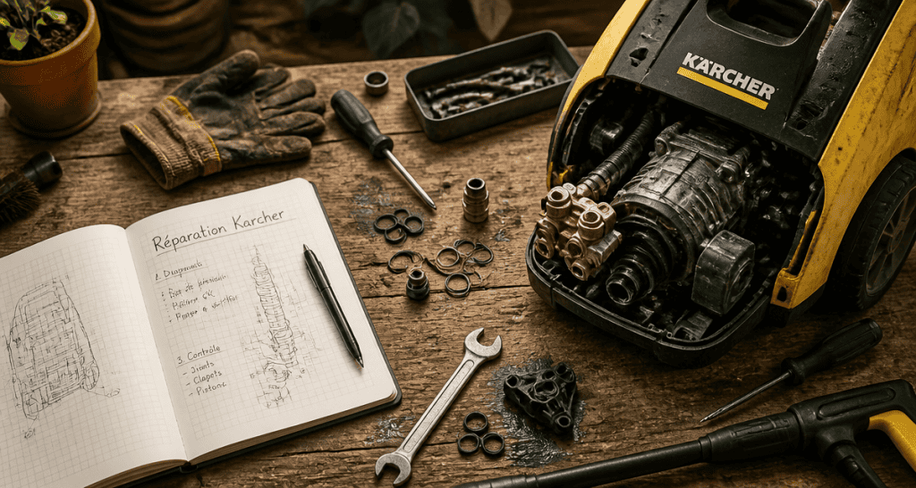 réparation karcher autour de moi sur plan de travail