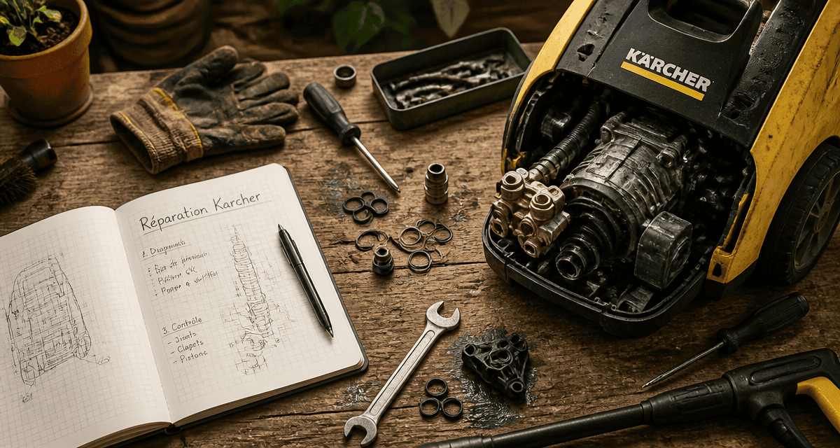 réparation karcher autour de moi sur plan de travail