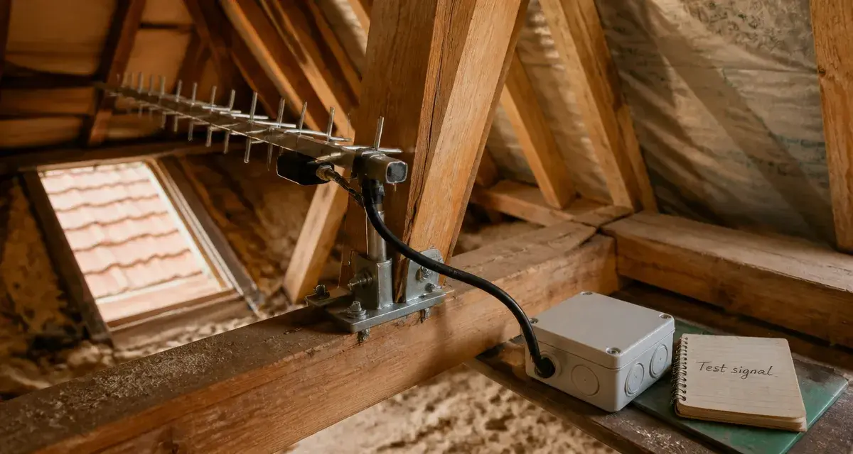 Antenne tv comble pour capter la TNT sans monter sur le toit