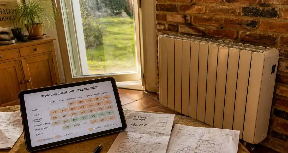 Chauffage individuel electrique : radiateur et facture à 0,23 €/kWh