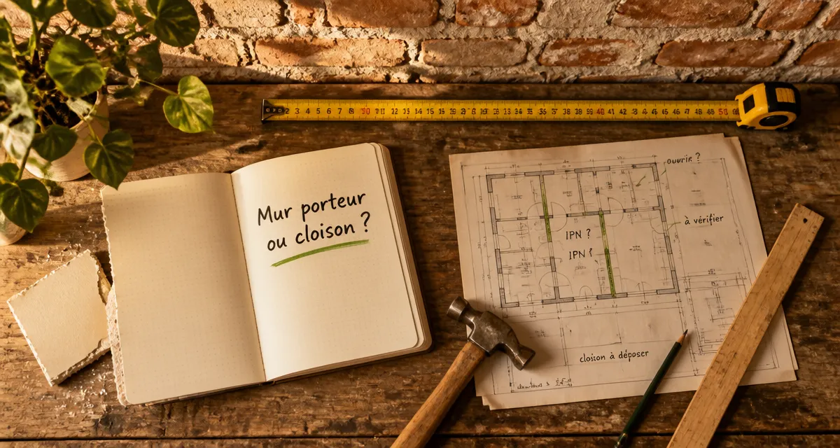 comment reconnaitre un mur porteur outils plans