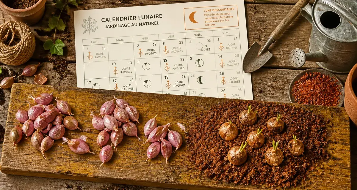 Quand planter les échalotes avec la lune : calendrier lunaire pour une récolte abondante