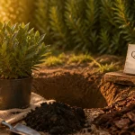 Quand planter le laurier : motte en conteneur et trou de plantation au jardin