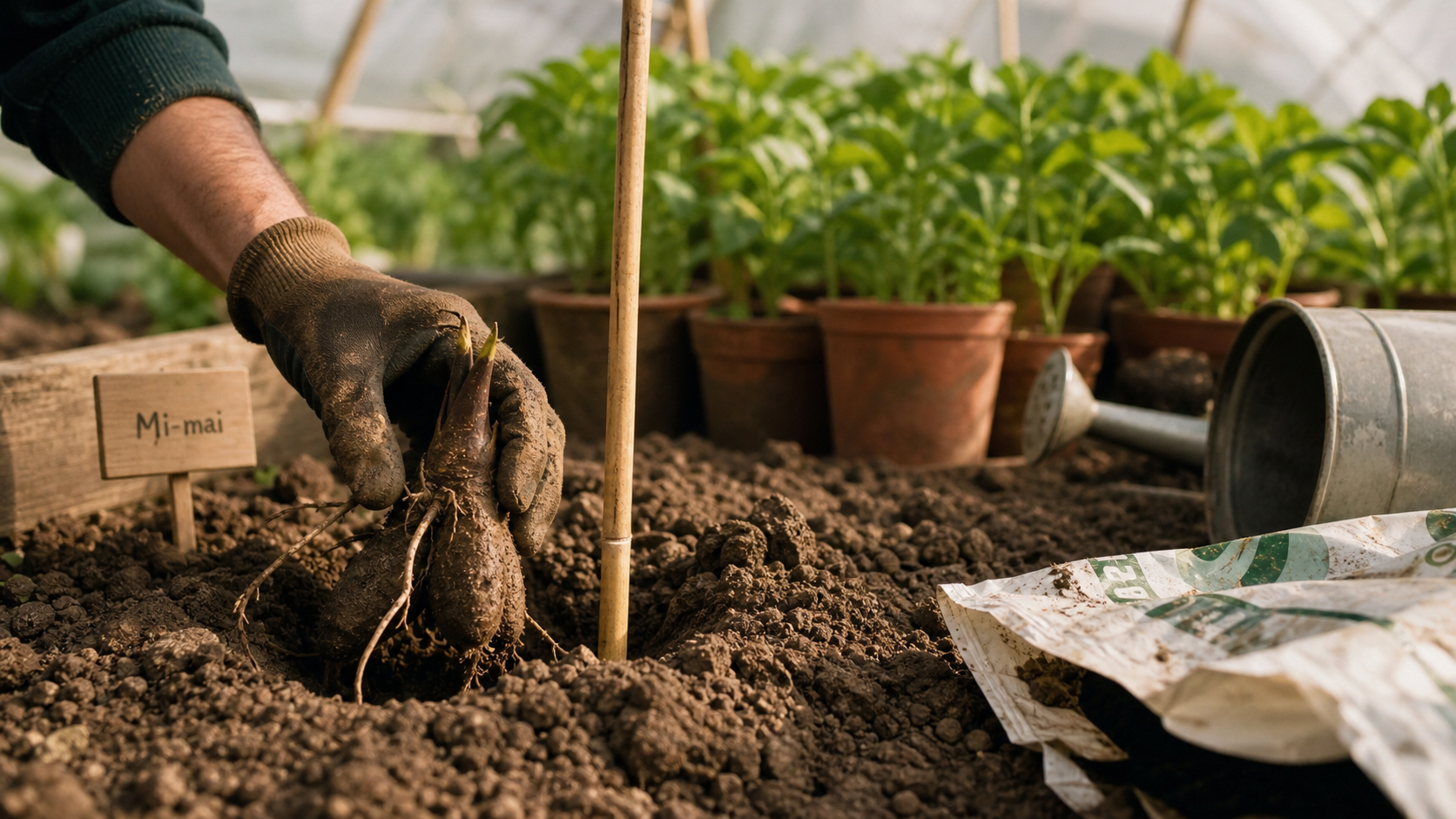 Quand planter les dahlias en pleine terre : tubercule en terre, tuteur et arrosage avant floraison