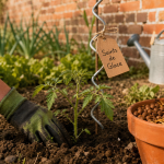 Quand planter tomates cerises après Saints de Glace : jeune plant en terre