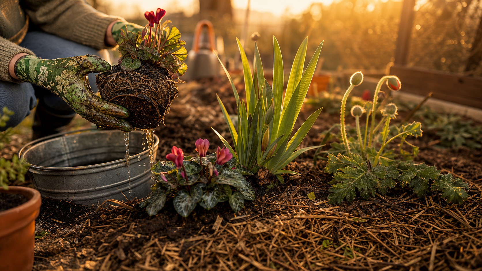 Que planter en juillet août fleurs : replantage de fleurs en plein été