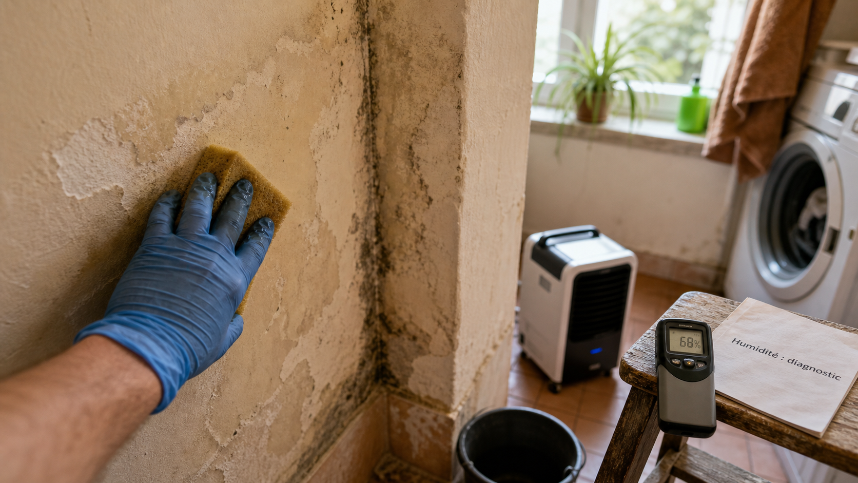 Comment enlever l'humidité sur un mur : diagnostic des traces