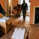 Nettoyage debarras dans un appartement vide, tri et remise en état