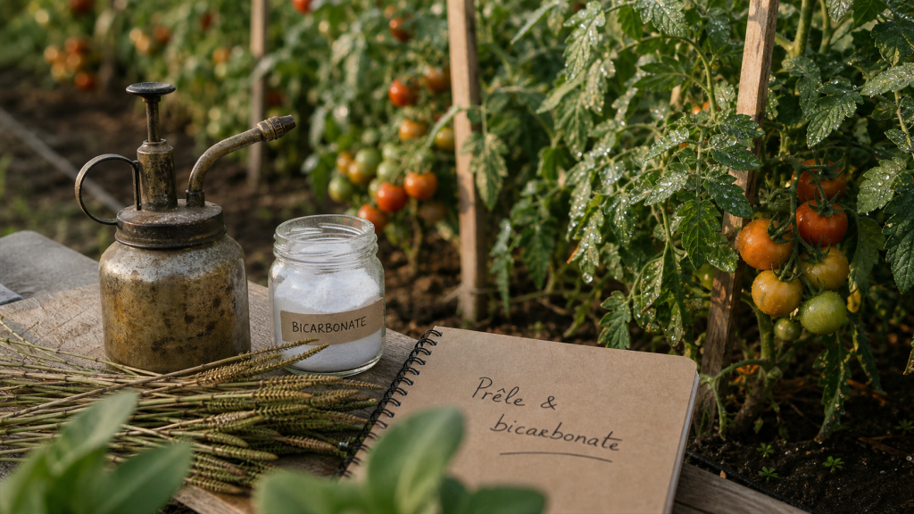 Par quoi remplacer la bouillie bordelaise : prêle et bicarbonate au potager