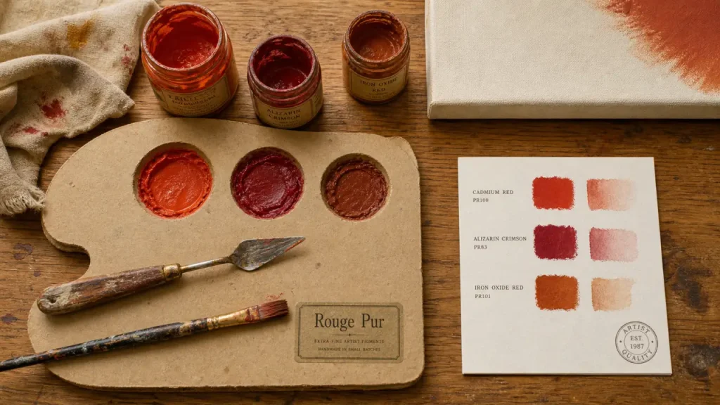 Pourquoi le rouge pur ne se fabrique pas en peinture, et comment obtenir un rouge foncé, orangé ou bordeaux
