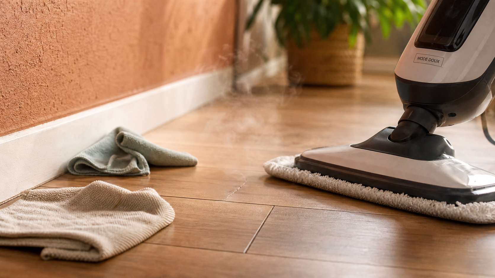 Peut-on utiliser un nettoyeur vapeur sur parquet stratifié : vapeur douce