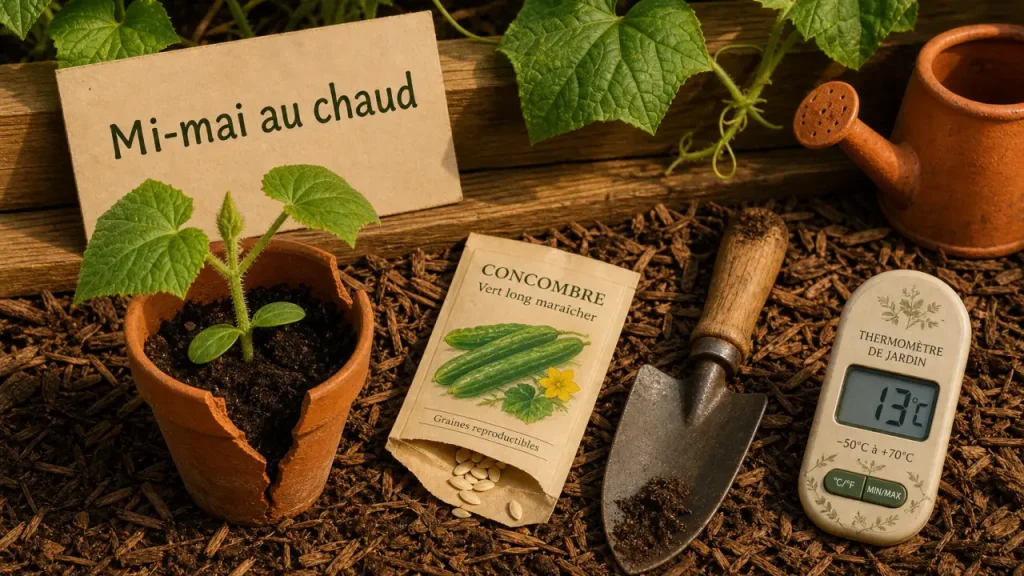Quand planter le concombre selon votre région, la température du sol et les erreurs à éviter