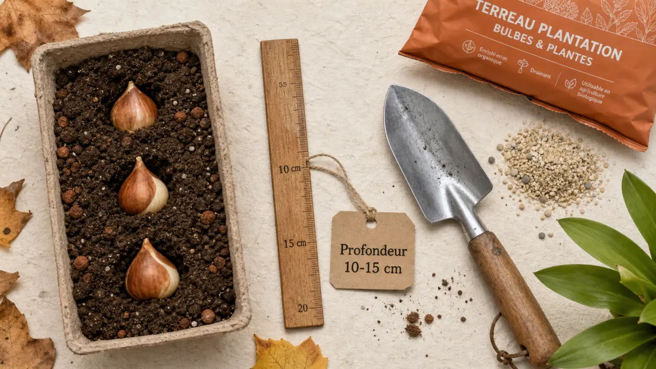 Quand planter les tulipes : bulbes à 10-15 cm, truelle et terre