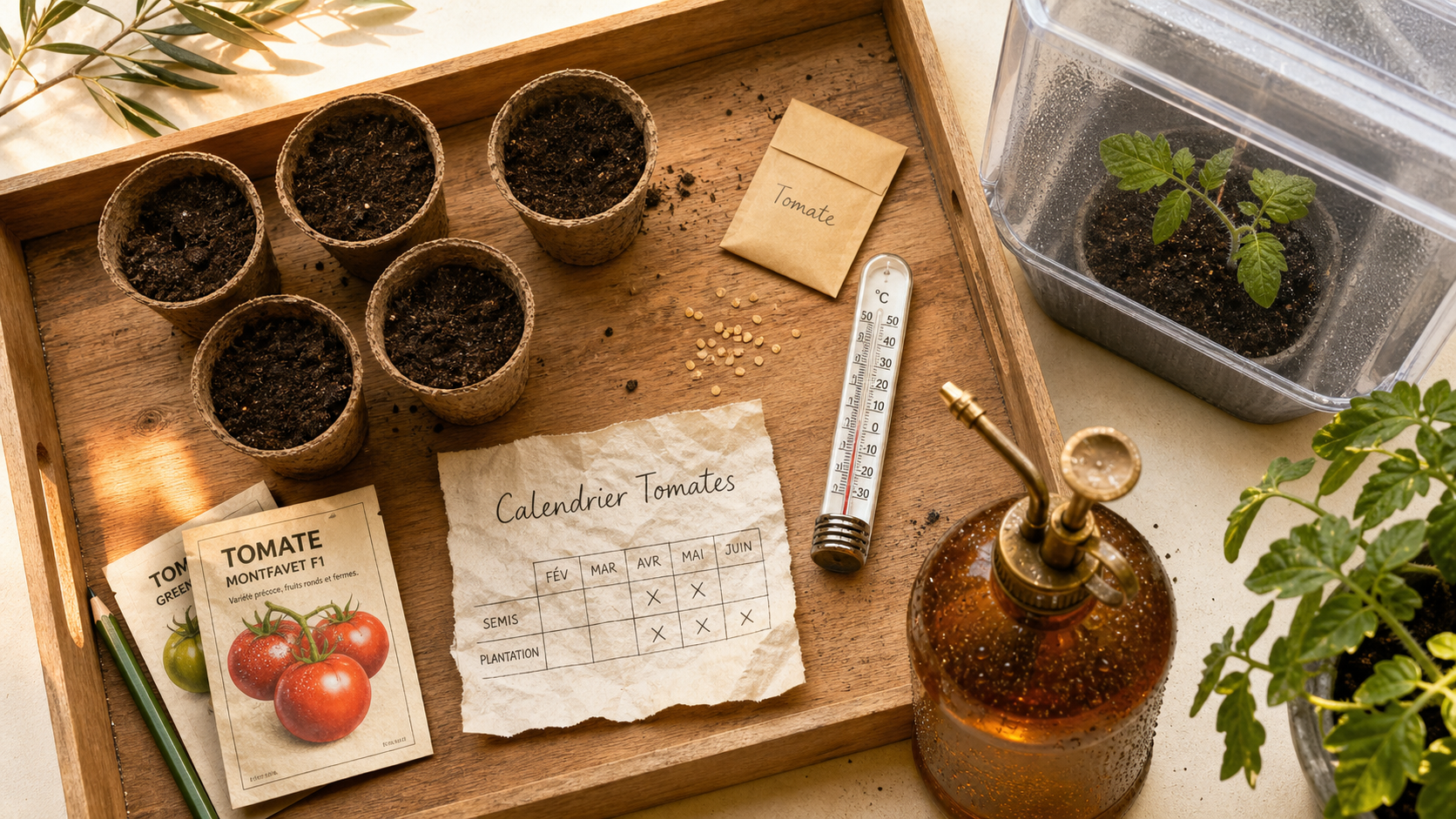 Quand semer graines de tomates : calendrier régional et semis en mini serre