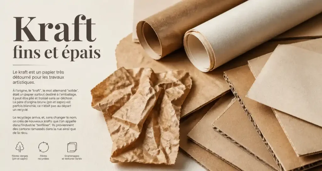 Kraft fins et épais