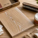 Ceruser un bois : pores ouverts et veinage blanc bien rempli