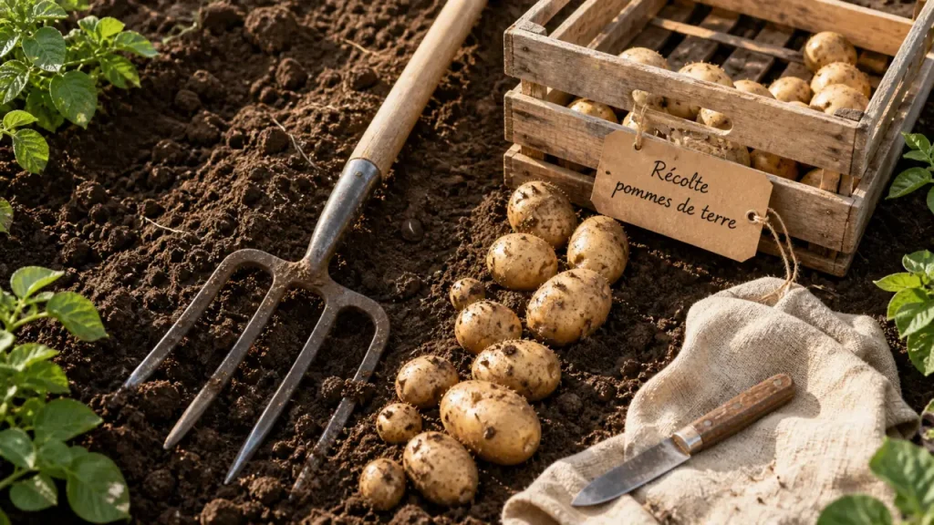 Pommes de terre nouvelles ou de garde : le calendrier de récolte et les signes de maturité