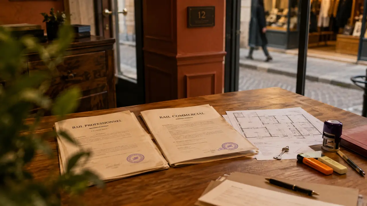 bail professionnel ou commercial : durée, renouvellement au bureau