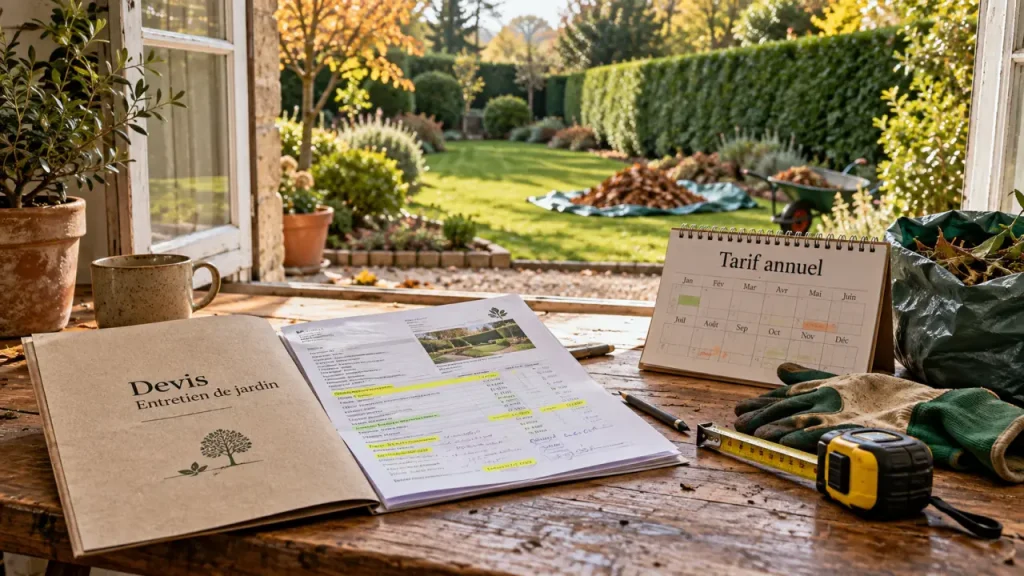 Tarif d’entretien de jardin à l’année : les oublis qui gonflent le devis