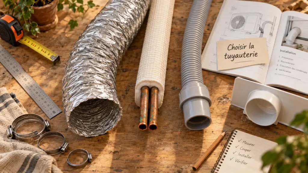 Tuyauterie pour climatisation : chaque appareil exige le bon tuyau