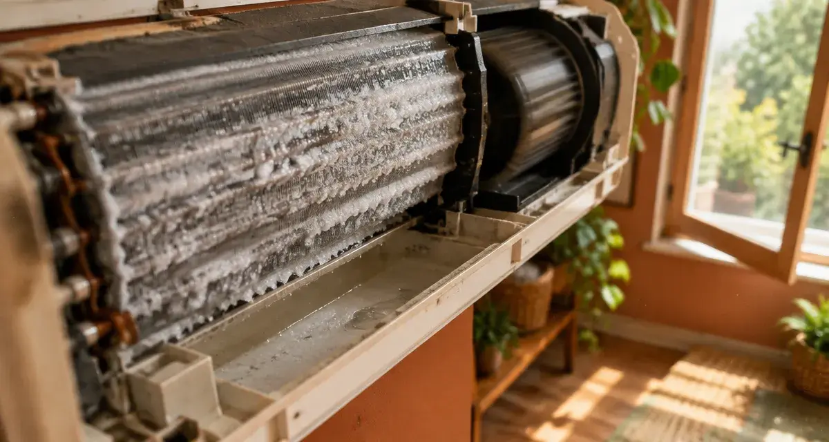 Fonctionnement climatisation : évaporateur givré et condensats